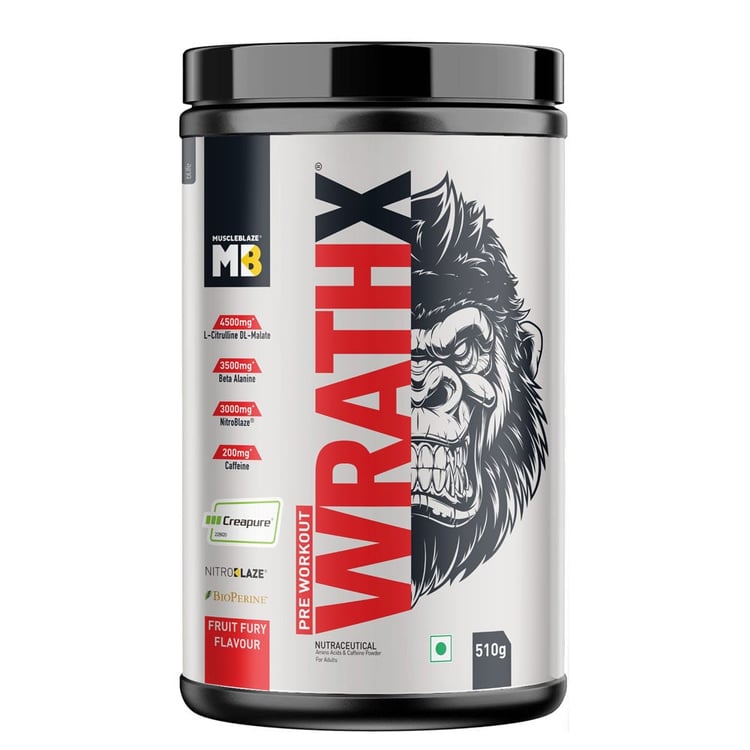 MuscleBlaze Pre Workout WrathX 24gram