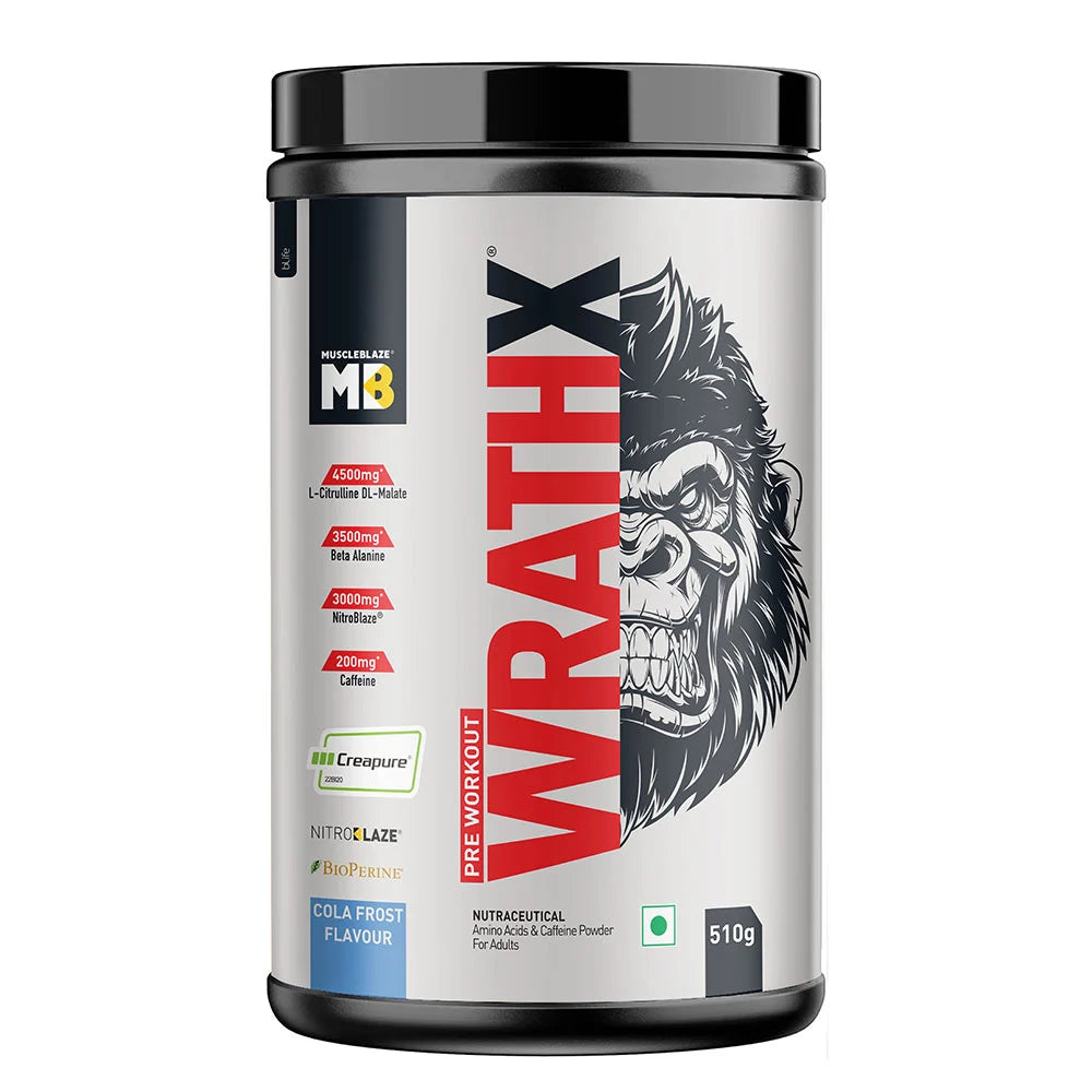 MuscleBlaze Pre Workout WrathX 24gram