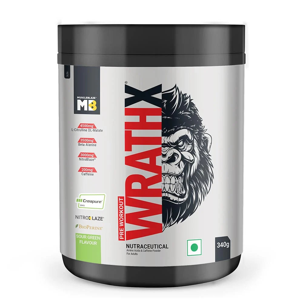 MuscleBlaze Pre Workout WrathX 24gram