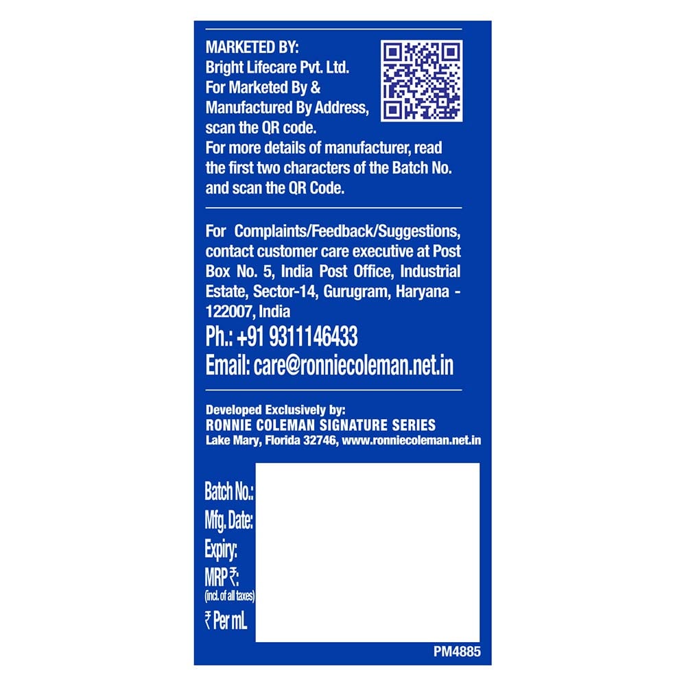 Ronnie Coleman L-Carnitine XS 3000 mg Liquid 24gram
