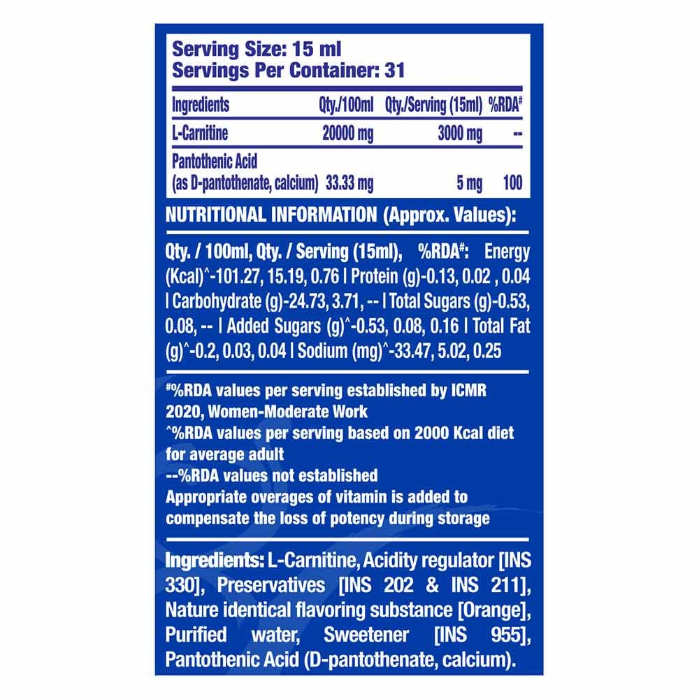 Ronnie Coleman L-Carnitine XS 3000 mg Liquid 24gram