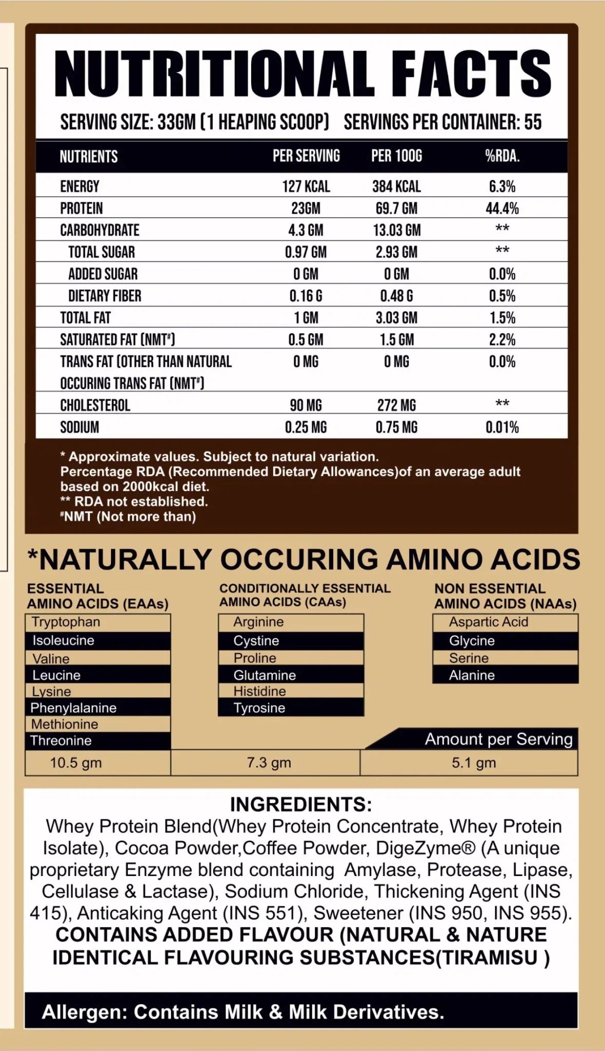Whey PRO Trustified™ (Primary Isolate + Concenterate Blend) 24gram